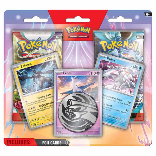 Pokemon TCG Enhanced 2 Pack Blister - Latios, Zekrom, Palkia