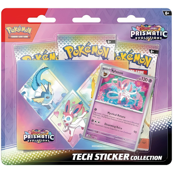 POKÉMON TCG Scarlet & Violet 8.5: Prismatic Evolutions Tech Sticker - Sylveon